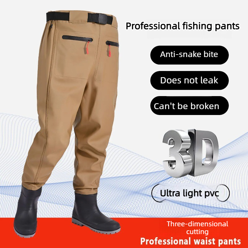 Fishing Waders - Pantaloni da Pesca Impermeabili da Uomo,