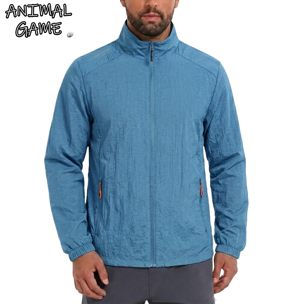 Fishing Jacket Waterproof - Giacca Protettiva UPF50+ per Uomo, Traspirante,