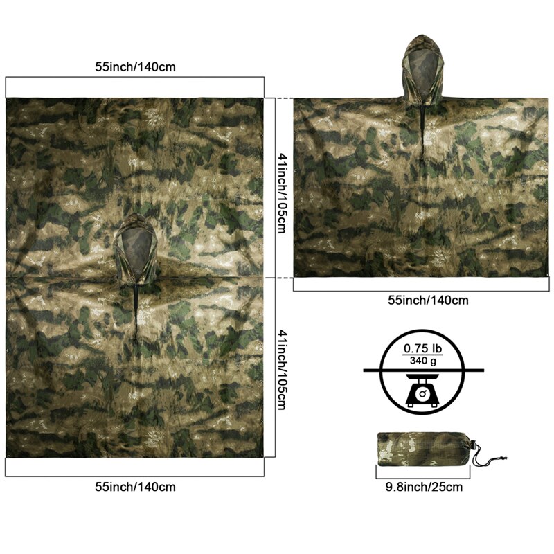 MENFLY ATFG Moss Camouflage gi - Fishing Rain Suit recensione e prezzo