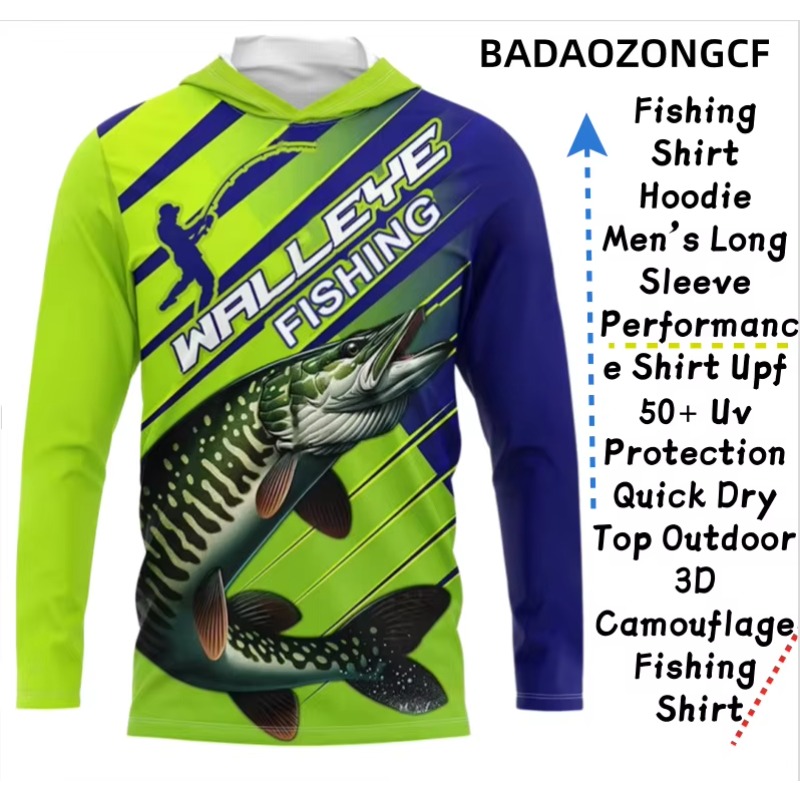 Camicia da Pesca con Cappuccio - Fishing Hoodie recensione e prezzo