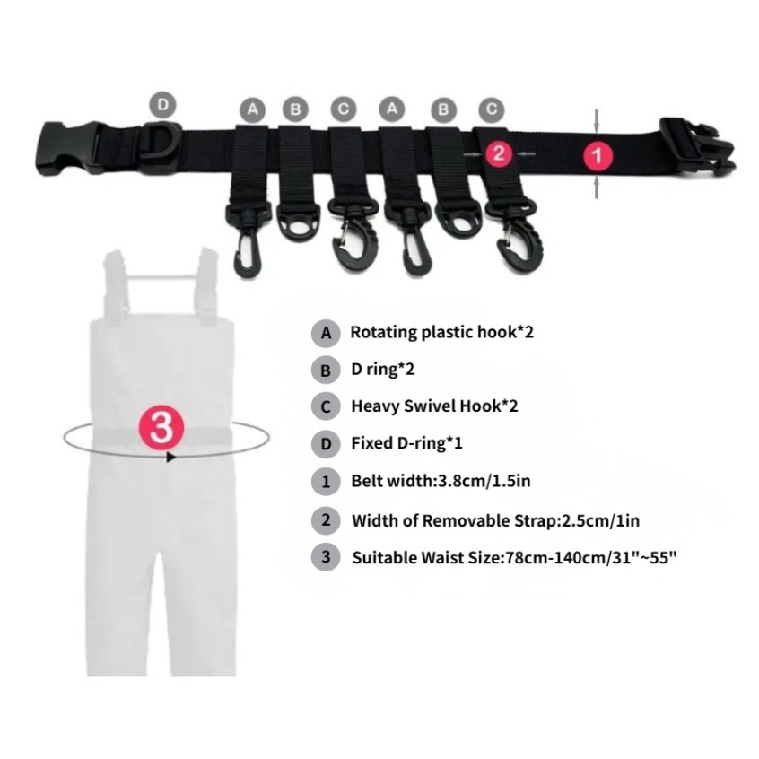 Cintura da Pesca Regolabile co - Fishing Belt recensione e prezzo