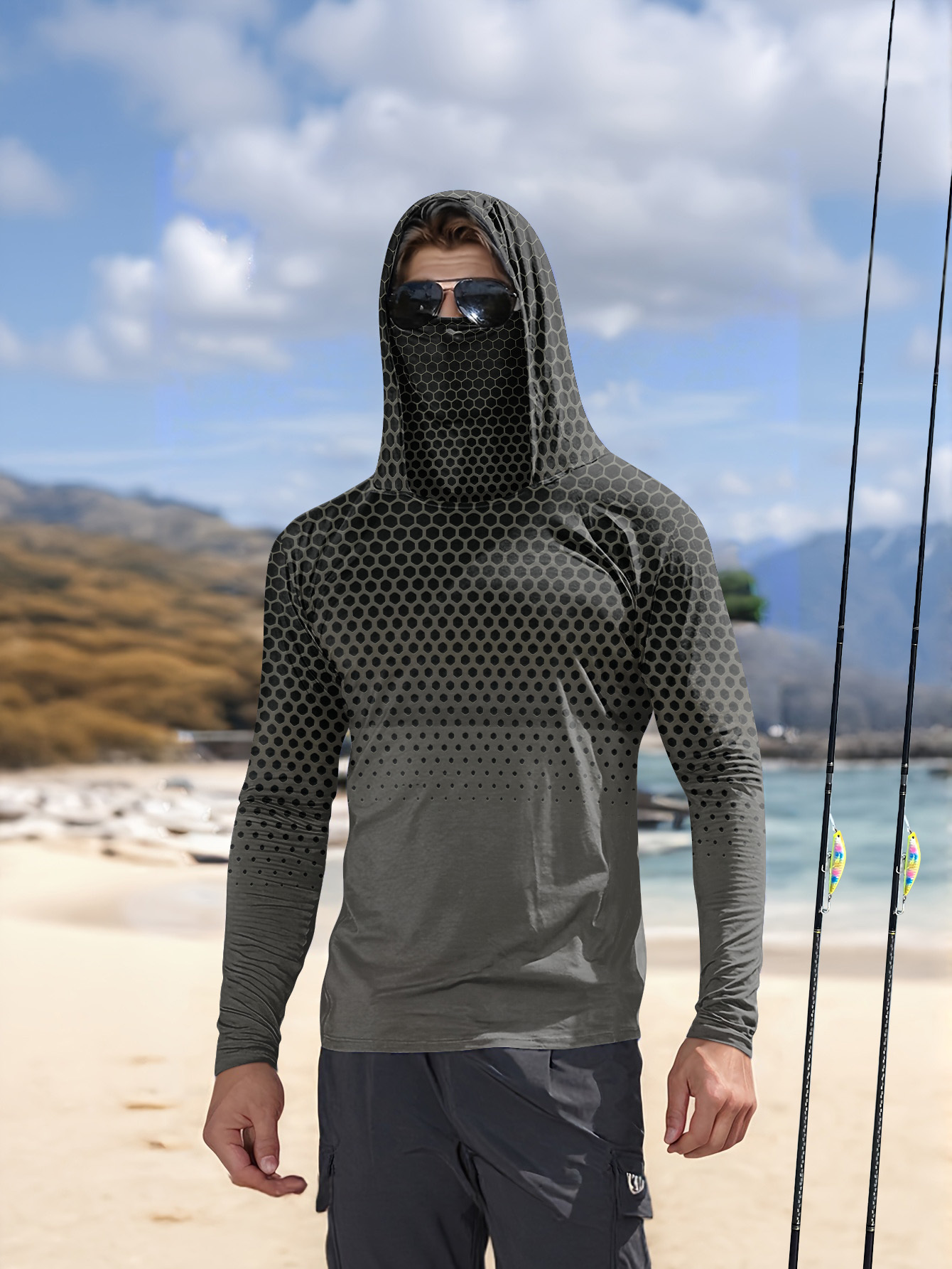 Camicia da Pesca con Cappuccio - Fishing Shirt Uv Protection recensione e prezzo